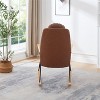 NicBex Accent Chair Rocking Chair with Adjustable Headrest Pillow Upholstered Glider Rocker Comfy Chair for Living Room, Bedroom - 4 of 4