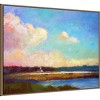 Amanti Art 42"x32" Evening Mystery by Dorothy Fagan: Modern Abstract Landscape, Bronze Frame - 2 of 4