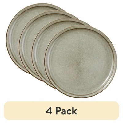 LunaLulinlk Banks Cream 10.25-inch Stoneware Dinner Plate (4 pack) Cream