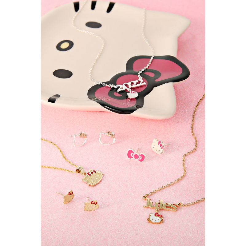 Sanrio Hello Kitty Ceramic Trinket Tray Jewelry Ring Holder Gift Dish, Authentic Officially Licensed, 2 of 8