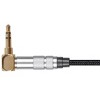 Monolith Dual 2.5mm to 3.5mm Headphone Cable - 6 Feet - Black With Braided Auxiliary Audio Cord - 2 of 4