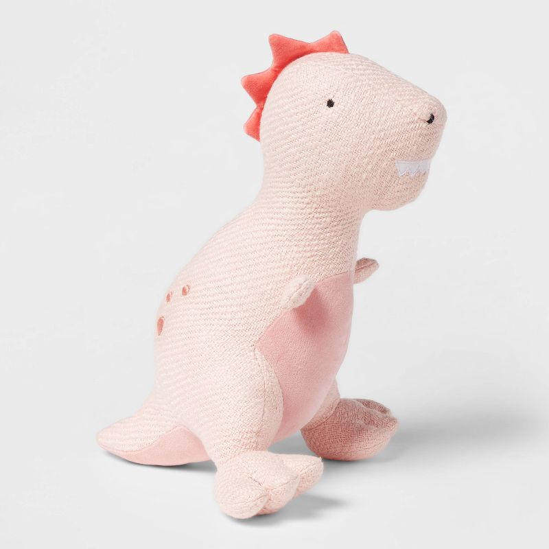 Dinosaur Figural Kids&#39; Pillow Pink - Pillowfort&#8482;, 1 of 5