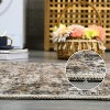 Vintage Rug Distressed Retro Oriental Washable Non-Slip TPR Backing Low Pile Thin Foldable Soft Non-Shedding Nursery - 4 of 4