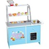 Svan Wooden Bakery Playset Pretend Stand- 25 Pc Bake Shop Cafe Counter w Food, Chalkboard, Register & More- Creative Playtime- For Kids, Girls & Boys - image 3 of 4