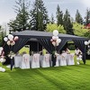 10x20 Pop Up Canopy Tent w/6 Removable Sidewalls,Waterproof Commercial Canopy Ez Outdoor Instant Gazebo Event Shelter,Garden Tents w/Sandbags,White - 2 of 4