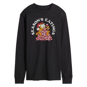 Men's - Garfield - Seasons Eatings Long Sleeve Graphic T-Shirt - 1 of 4