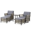 Buenhomino Patio Furniture Wicker Outdoor Conversation Set - 3 of 4