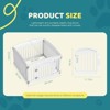 JIONJOY 24" Plastic Dog Playpen Sturdy Rust-Proof Pet Fence for Indoor Outdoor Use Safe Roomy Play Area - 2 of 4