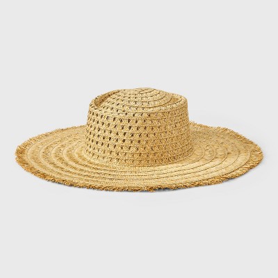 Telescope Boater Hat - A New Day™ Tan