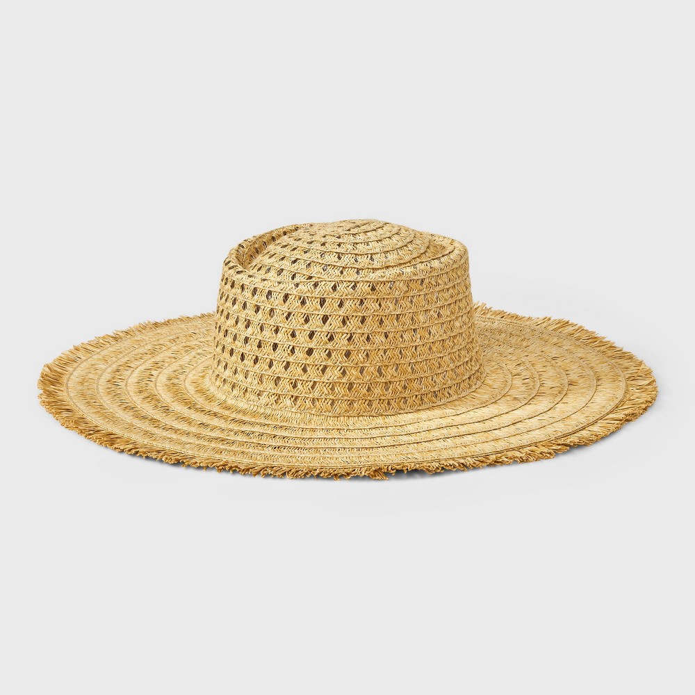 Telescope Boater Hat - A New Day™ Tan S/M