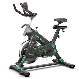 Costway Stationary Exercise Bike Cycling Bike W/33Lbs Flywheel Home Fitness Gym Cardio - 1 of 4
