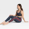 Women's Everyday Soft High-Rise Piped 7/8 Leggings - All In Motion™ - 3 of 4