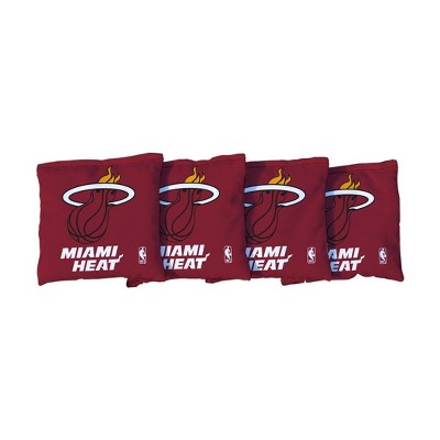 NBA Miami Heat Corn-Filled Cornhole Bags Maroon - 4pk