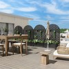 PexFix Arched Outdoor Metal Trellis with Planter Box - 4 of 4
