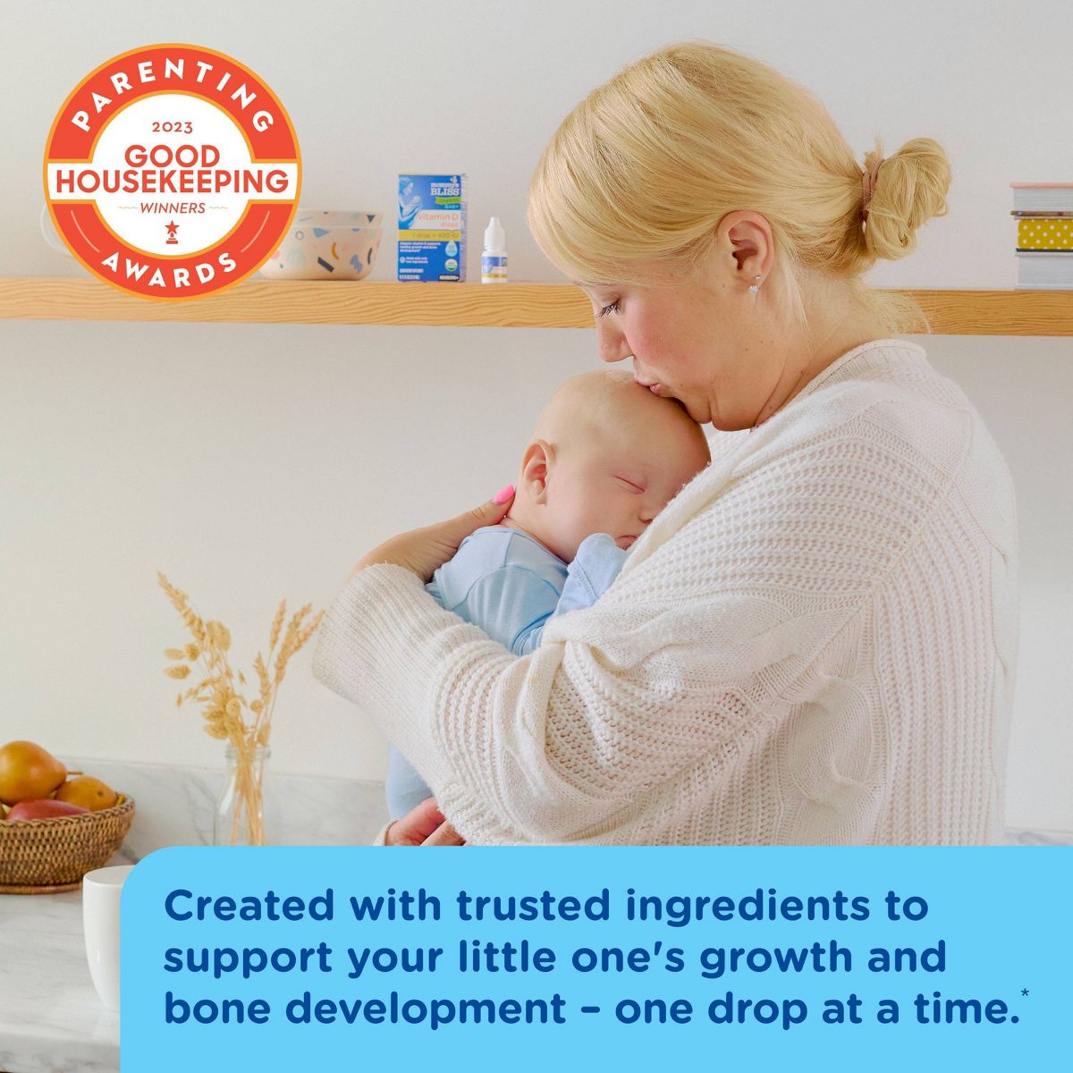 Mommy's Bliss Baby Organic Vitamin D Drops - 0.11oz (100 Servings) - thumbnail 4