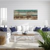 Gallery 57 19" x 45" Sand Dunes Long Print on Planked Wood Wall Sign Panel Blue : UV Ink, Ready to Hang - 3 of 4
