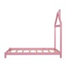 Whisen Twin Size Wood Platform Bed with House-shaped Headboard - 4 of 4