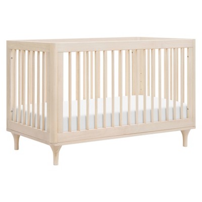 Washed Natural Pine 3-in-1 Convertible Crib with Toddler Rail