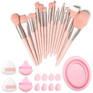 Makeup Brushes 28 Pcs Makeup Kit,Foundation Brush Eyeshadow Brush Make up Brushes Set - 1 of 4