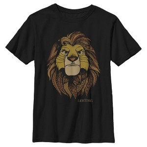 Boy's Lion King Decorative Noble Simba T-Shirt - 1 of 4