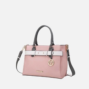 MKF Collection Jamie Vegan Leather Women's Satchel Bag by Mia K - 1 of 4