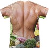 Men's Vegan Hero (Front Back Print) Short Sleeve Costume T-Shirt - 3 of 4