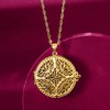 Ross-Simons 18kt Gold Over Sterling Filigree Locket Necklace Size - 4 of 4
