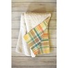 Sheila Wenzel-Ganny Pastel Country Plaids Fleece Throw Blanket - Deny Designs - 2 of 2