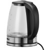 Emerald Glass Tea Kettle, Countertop Electric Kettle Water Boiler Heater, 1.8 L, Clear - 2 of 4