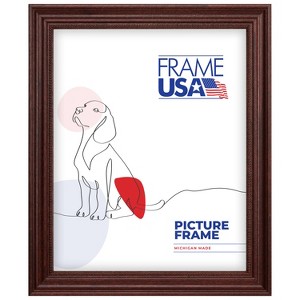 Boardroom Cherry with Cherry Bead Single Image Picture Frame - 1 of 4