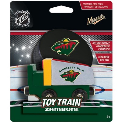 MasterPieces Wood Zamboni - NHL Minnesota Wild - Officially Licensed Toddler & Kids Toy