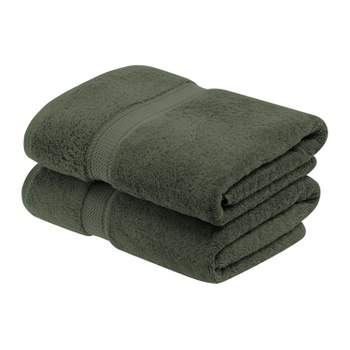 Premium Cotton 800 GSM Heavyweight Plush Luxury 2 Piece Bath Towel Set by Blue Nile Mills