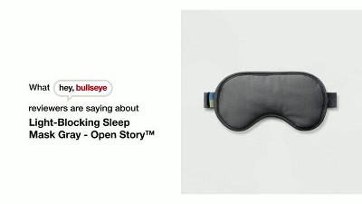 Light-Blocking Sleep Mask Gray - Open Story™