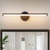 Rennnsan Denquira 22"W Hardwired Linear Modern LED Dimmable Wall Sconce in Black - 4 of 4