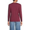 Lands' End Women's Relaxed Supima Cotton Long Sleeve Crew Neck T-Shirt - 2 of 4