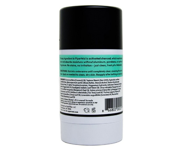 PiperWai Natural Deodorant stick applicator - 2.7oz