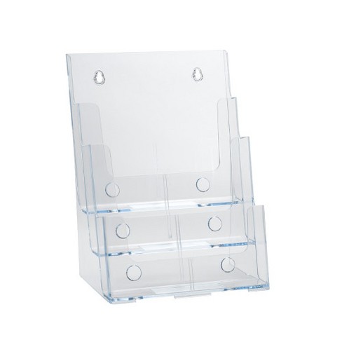 Azar Displays Three-tier Three-pocket Letter Sized Brochure Holder : Target