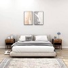 TiramisuBest Set of 2 nightstand,industrial style with Rustic Brown for Nightstands - 3 of 4
