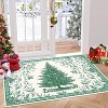 Fulvari Christmas Rug Non-Slip Indoor Rugs for Entryway,Washable Area Rug Kitchen Rug Soft Bathroom Rugs Holiday Decor - 2 of 4