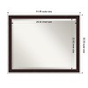 Amanti Art Maya Beveled Framed Bathroom Vanity Wall Mirror - 3 of 4