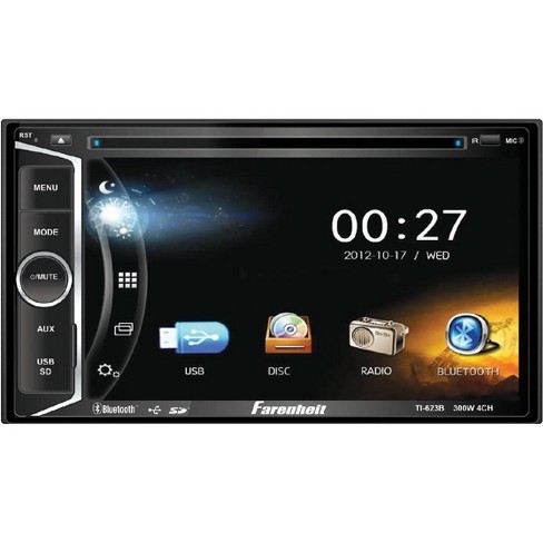 Farenheit Ti-623b 2-din Multi Media Source Unit (with 6.2" Lcd