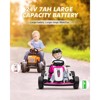 Jojoka Electric Drift Go-Kart for Kids, Outdoor Ride-on with Adjustable Seat, Dual Motors, 8.1 MPH, LED Lights, Music, Ages 6-12 - 4 of 4