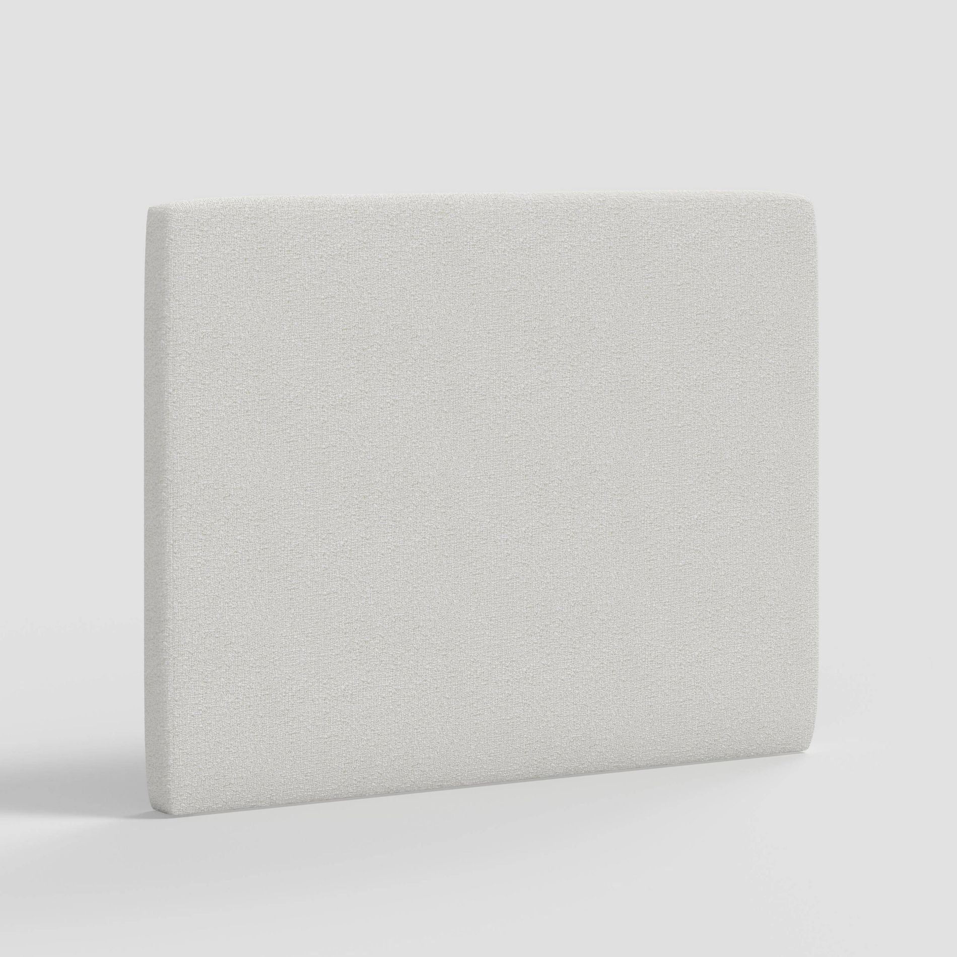 Twin Lia Square Stick-on-the-Wall Dorm Headboard Classic Boucle Snow - Threshold™