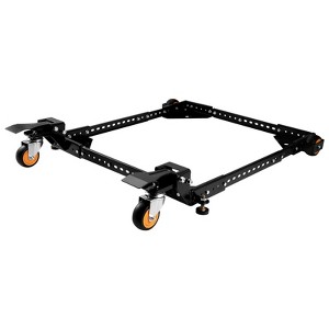 VEVOR Mobile Base, 650 lbs Weight Capacity, Adjustable from 12" x 12" to 36" x 36", Heavy Duty Universal Mobile Base Stand with Swivel Wheels, Black - 1 of 4