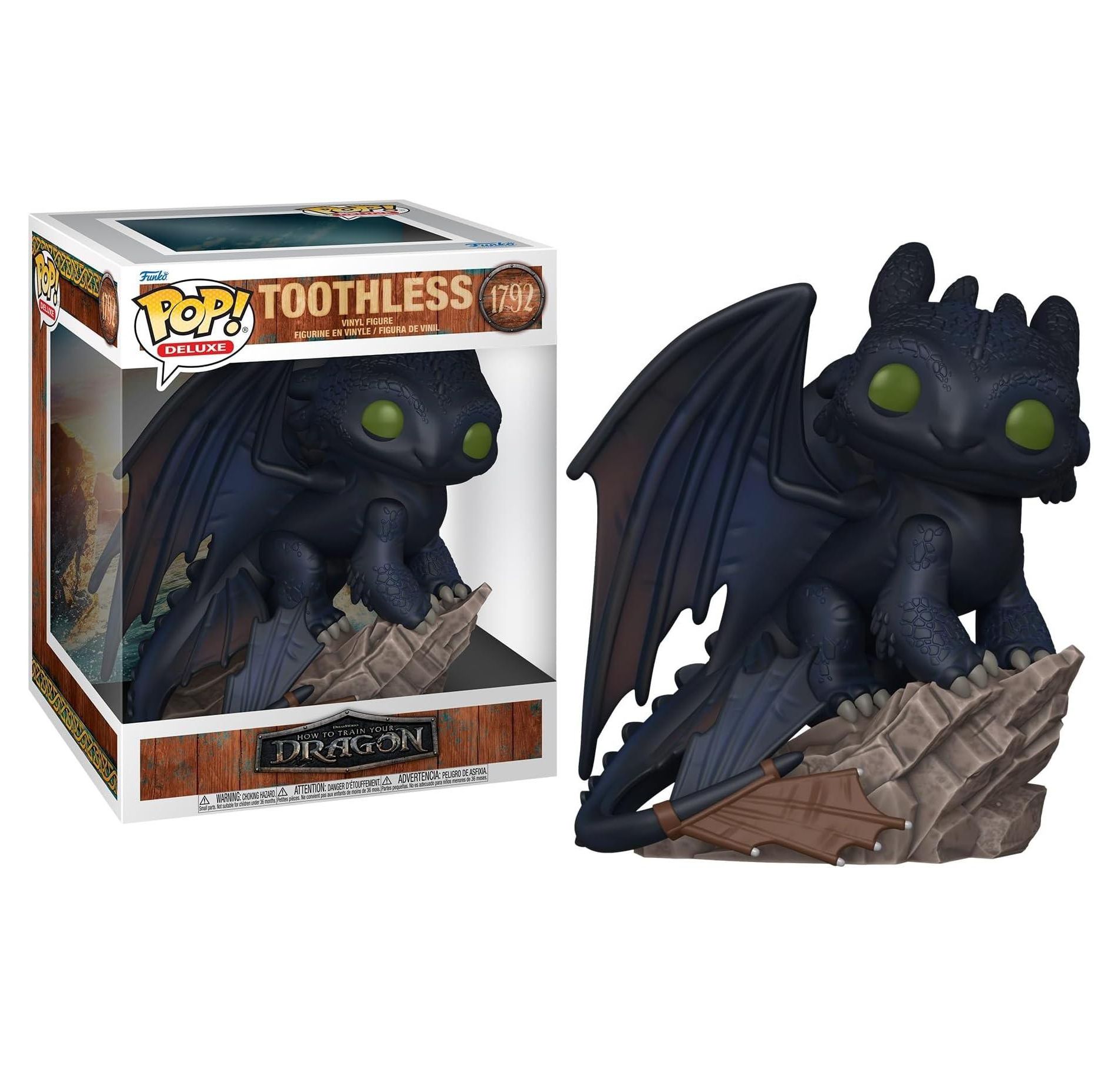 Funko Pop! Deluxe: How to Train Your Dragon: Toothless - Vinyl Figure #1792 #86140