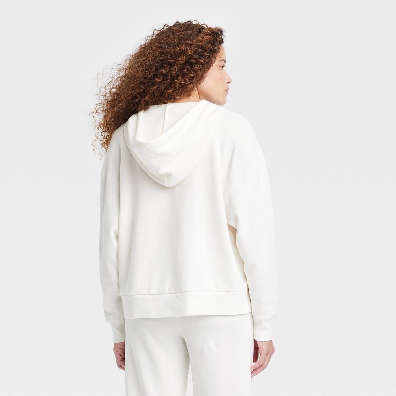 Women's Fleece Zip-Up Hoodie Sweatshirt - Colsie™, 3 of 8