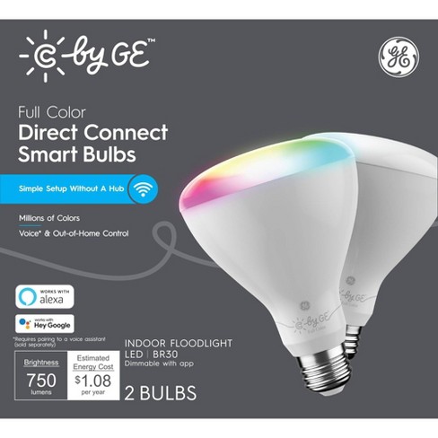 1 to 4 -packs of 2 Bulbs for sale online C-sleep Br30 Bluetooth Smart LED Light Bulb C by GE 