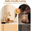 FAAYFIAN Adjustable Candle Warmer Lamp with Timer,Wood Base Metal Shade,Birthday Gifts for Women Mom - 2 of 4