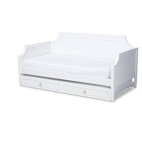 White twin deals daybed with trundle