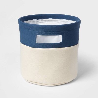 Photo 1 of Canvas Color Block Storage Navy - Pillowfort&#8482;